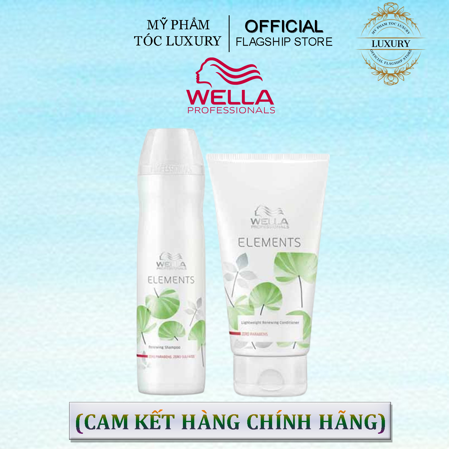 DẦU GỘI XÃ PHỤC HỒI & TÁI TẠO TÓC WELLA ELEMENTS RENEWING 250ML